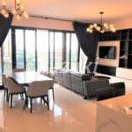 Luxury apartment Estella Heights in the 2nd district of Ho Chi Minh City, a luxury marble kitchen! The view of the pool on the upper floors is high-class! -S213399