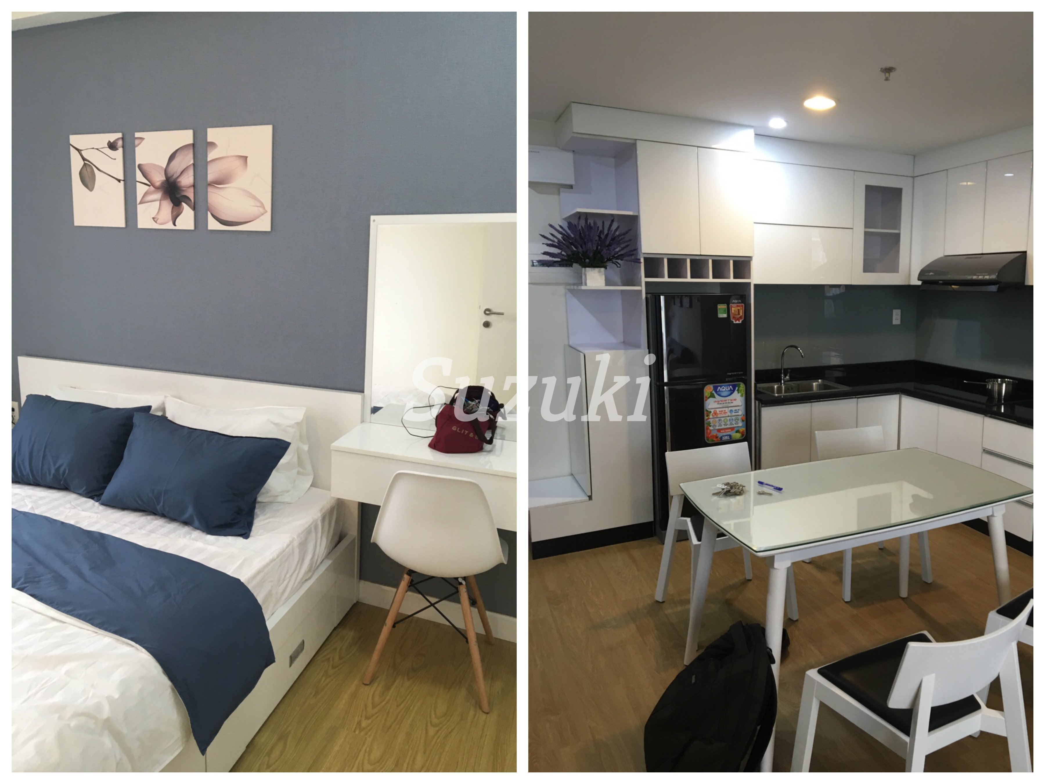 Masteri Thao Dien, a simple but convenient 1LDK apartment for rent in District 2, Ho Chi Minh City - S2143251