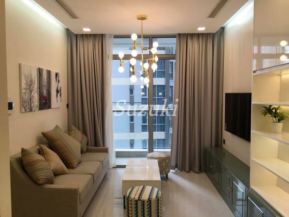 Vinhomes Central Park，胡志明市深受外国人欢迎的公寓 | 2LDK 出租 80 平方米 - 1200$-ST105P2586