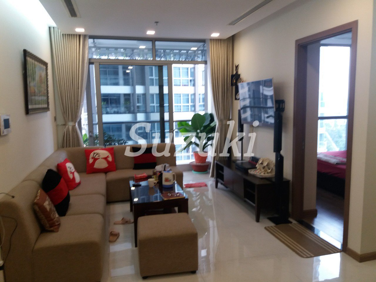 胡志明市深受外國人歡迎的公寓Vinhomes Central Park | 2LDK出租75平方米-1150$-ST105P2618