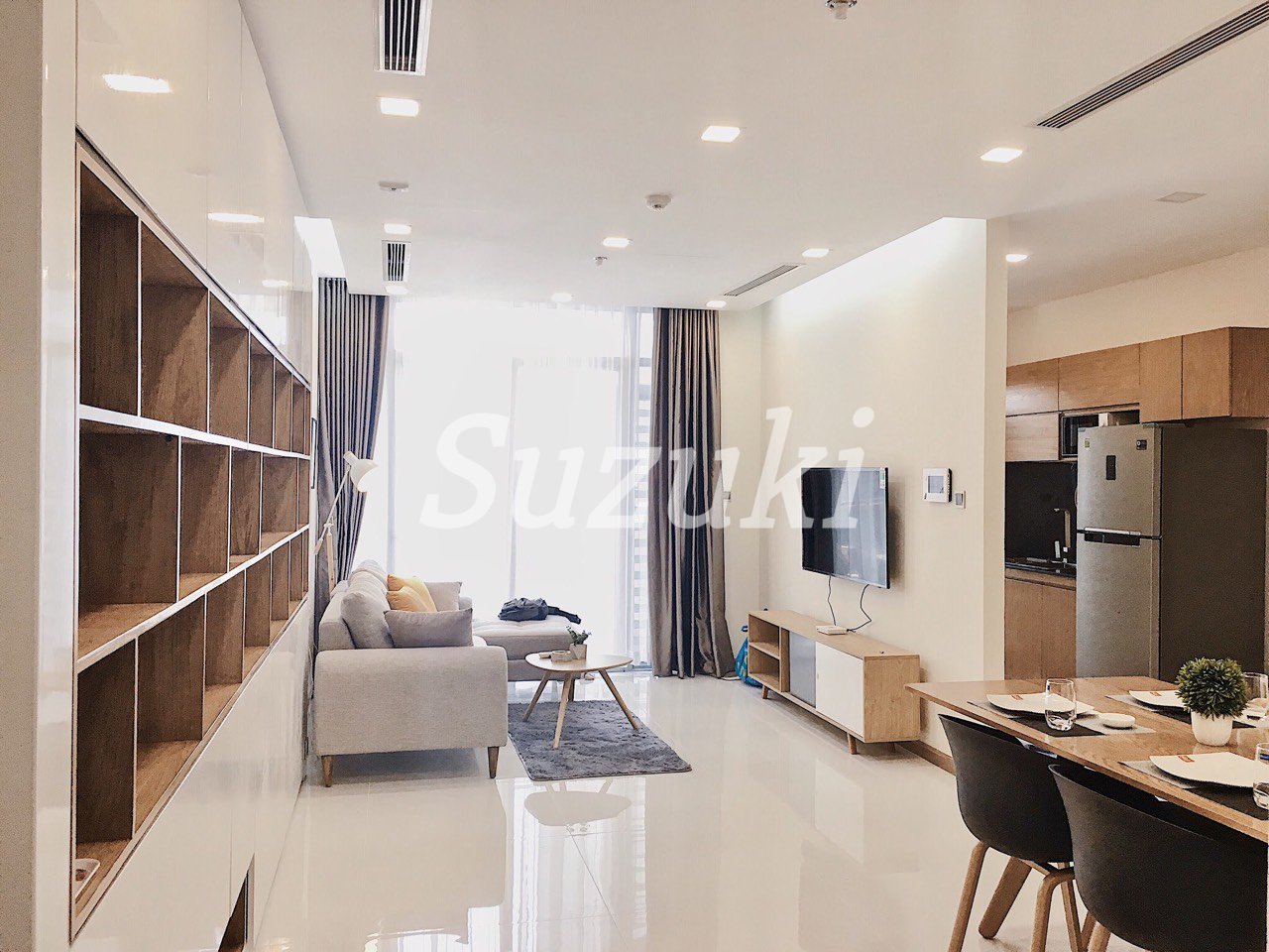 Vin Group shopping mall attached | 2LDK for rent 80 sqm-1100$-ST105P3436