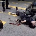 警方在香港西灣河開火