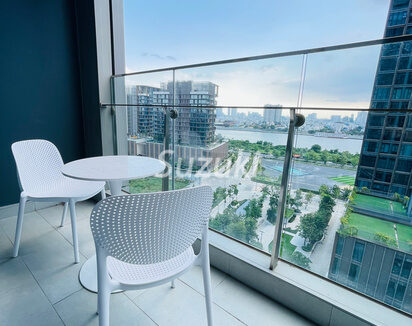Empire City T1, 3BR, D1 River view with bathtub, Fully Furnished, USD 2100 (22)