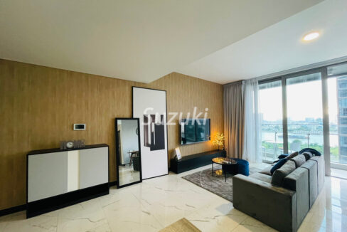 Empire City T1, 3BR, D1 River view with bathtub, Fully Furnished, USD 2100 (39)
