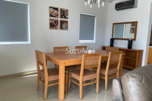 River Garden 2 Bedrooms Apartment For Rent With Light Colored Wooden Furniture1