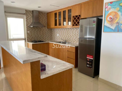 River Garden 2 Bedrooms Apartment For Rent With Light Colored Wooden Furniture10