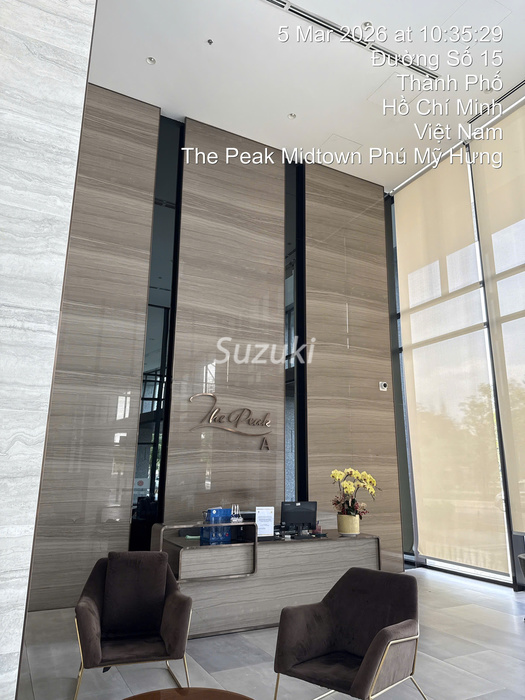 Midtown The Peak Midtown Move-out inspection Lobby Phu My Hung