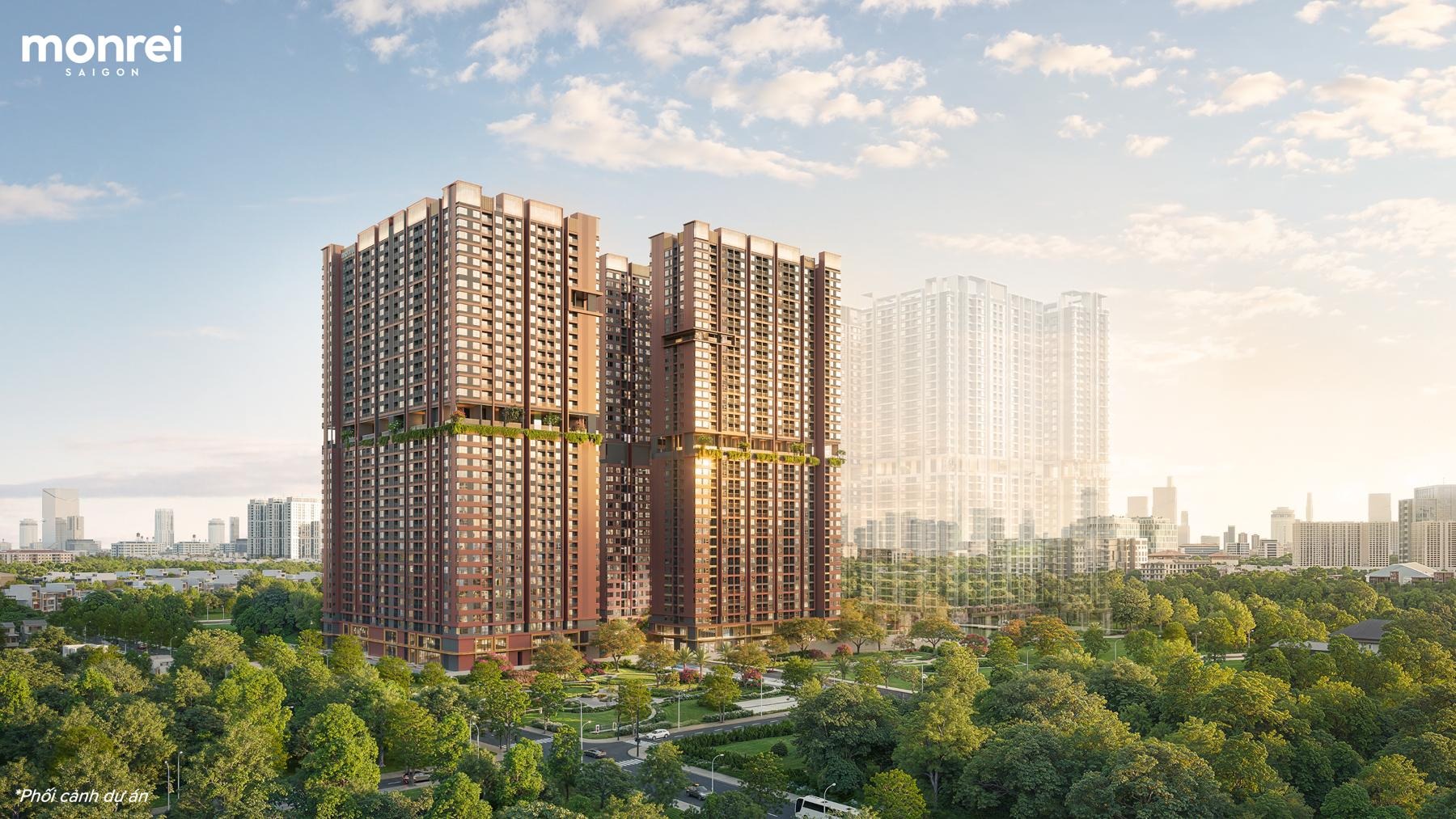 西贡门雷大厦（胡志明市）——外观效果图（已竣工）